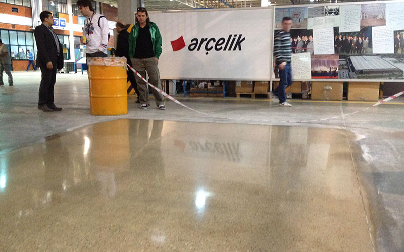 Concrete Polishing field application