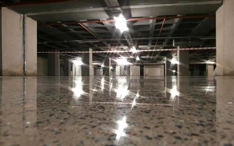 Concrete Polishing field application