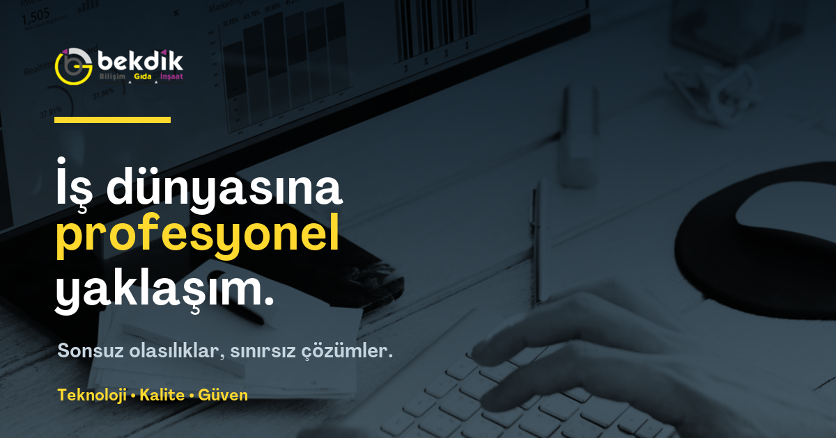 bekdik | bilişim, gıda, i̇nşaat og image